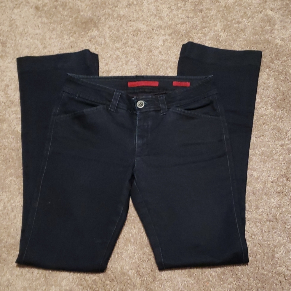 Dark blue jeans